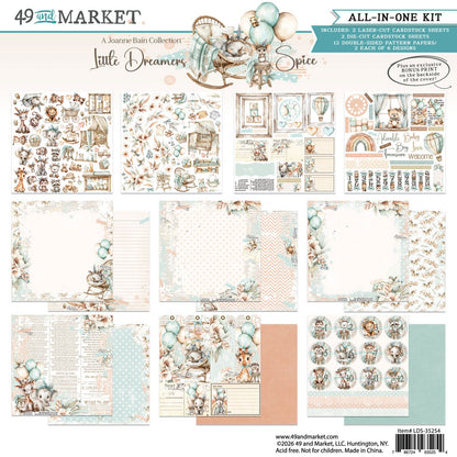 49 and Market LITTLE DREAMERS SPICE 12”X12” All In One Kit 16pc