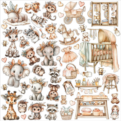49 and Market LITTLE DREAMERS SUGAR 12”X12” All In One Kit 16pc