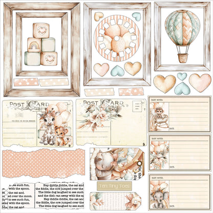 49 and Market LITTLE DREAMERS SUGAR 12”X12” All In One Kit 16pc