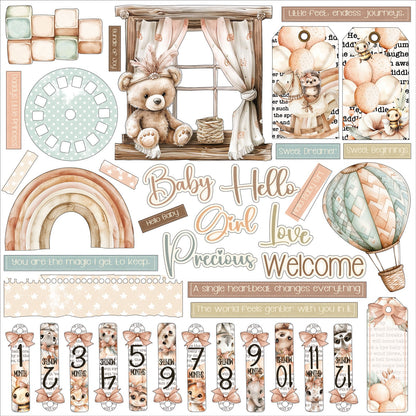 49 and Market LITTLE DREAMERS SUGAR 12”X12” All In One Kit 16pc