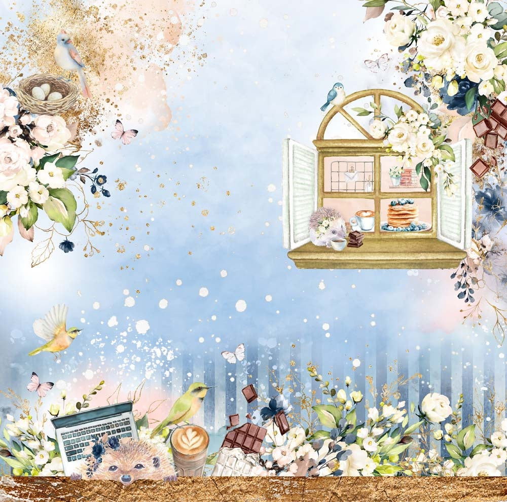 Memory Place HELLO 01 12”X12” Scrapbook Paper