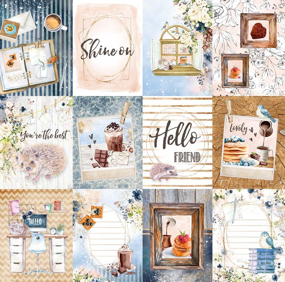 Memory Place HELLO 06 3X4 Cards 12”X12” Scrapbook Paper