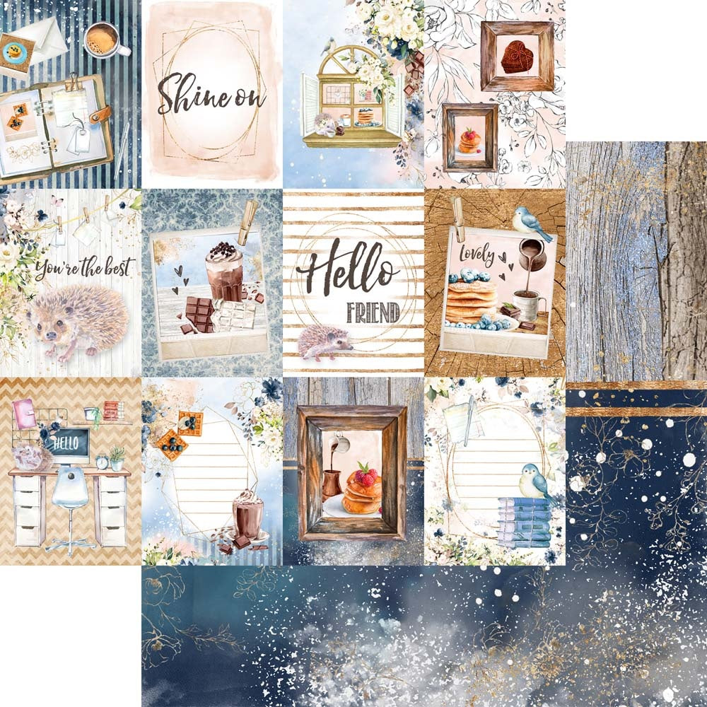 Memory Place HELLO 06 3X4 Cards 12”X12” Scrapbook Paper