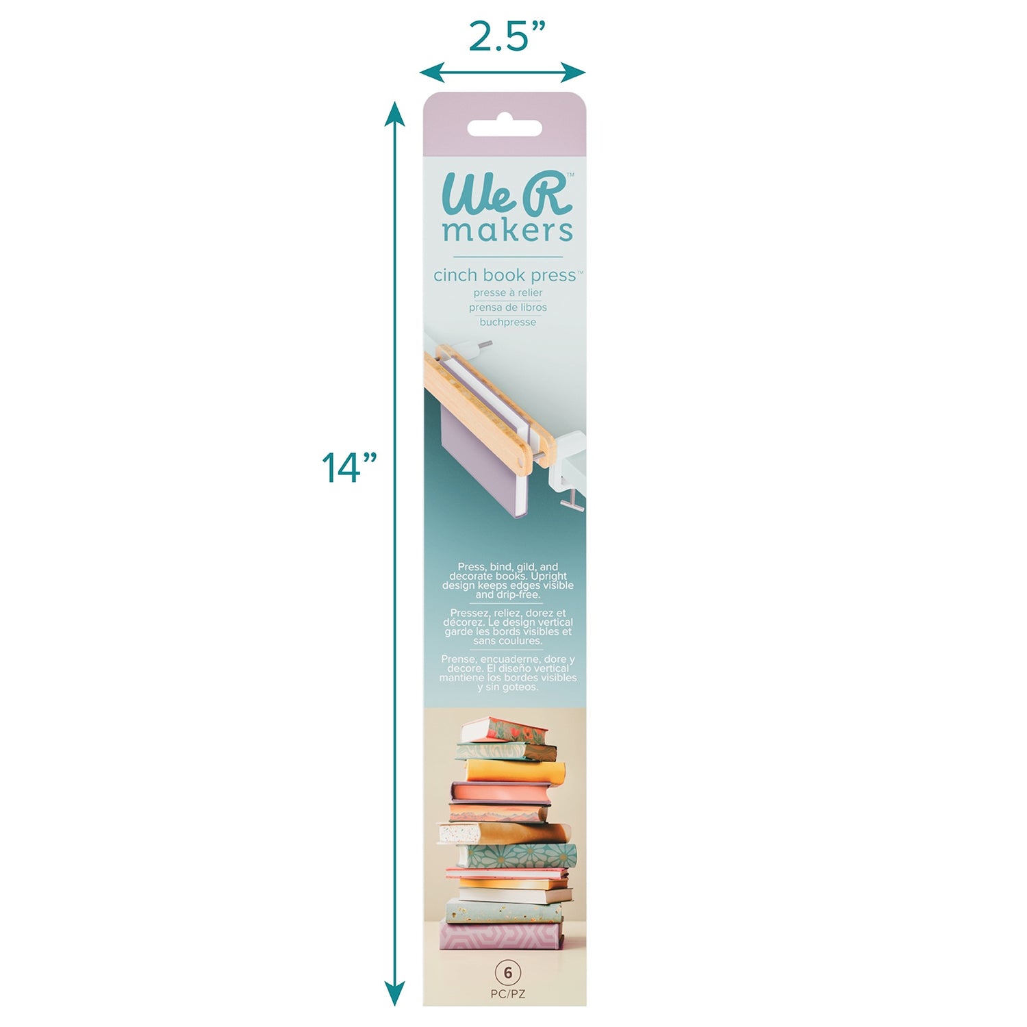 We R Makers CINCH Book Press 6pc