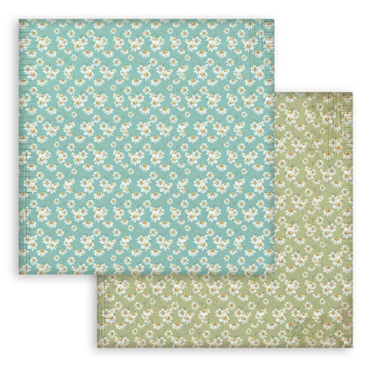 Stamperia DAISY ART 12”X12” Maxi Backgrounds Paper Pad