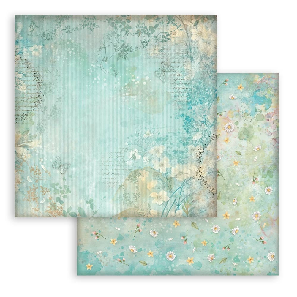Stamperia DAISY ART 12”X12” Maxi Backgrounds Paper Pad