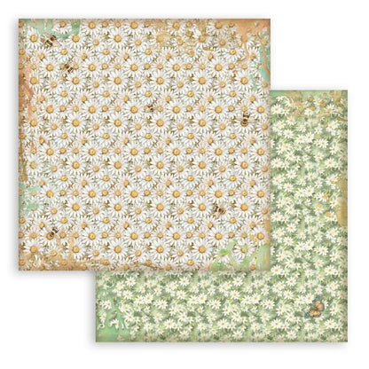 Stamperia DAISY ART 12”X12” Maxi Backgrounds Paper Pad