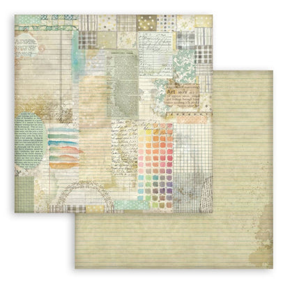 Stamperia DAISY ART 12”X12” Maxi Backgrounds Paper Pad