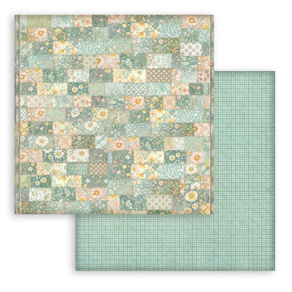 Stamperia DAISY ART 12”X12” Maxi Backgrounds Paper Pad