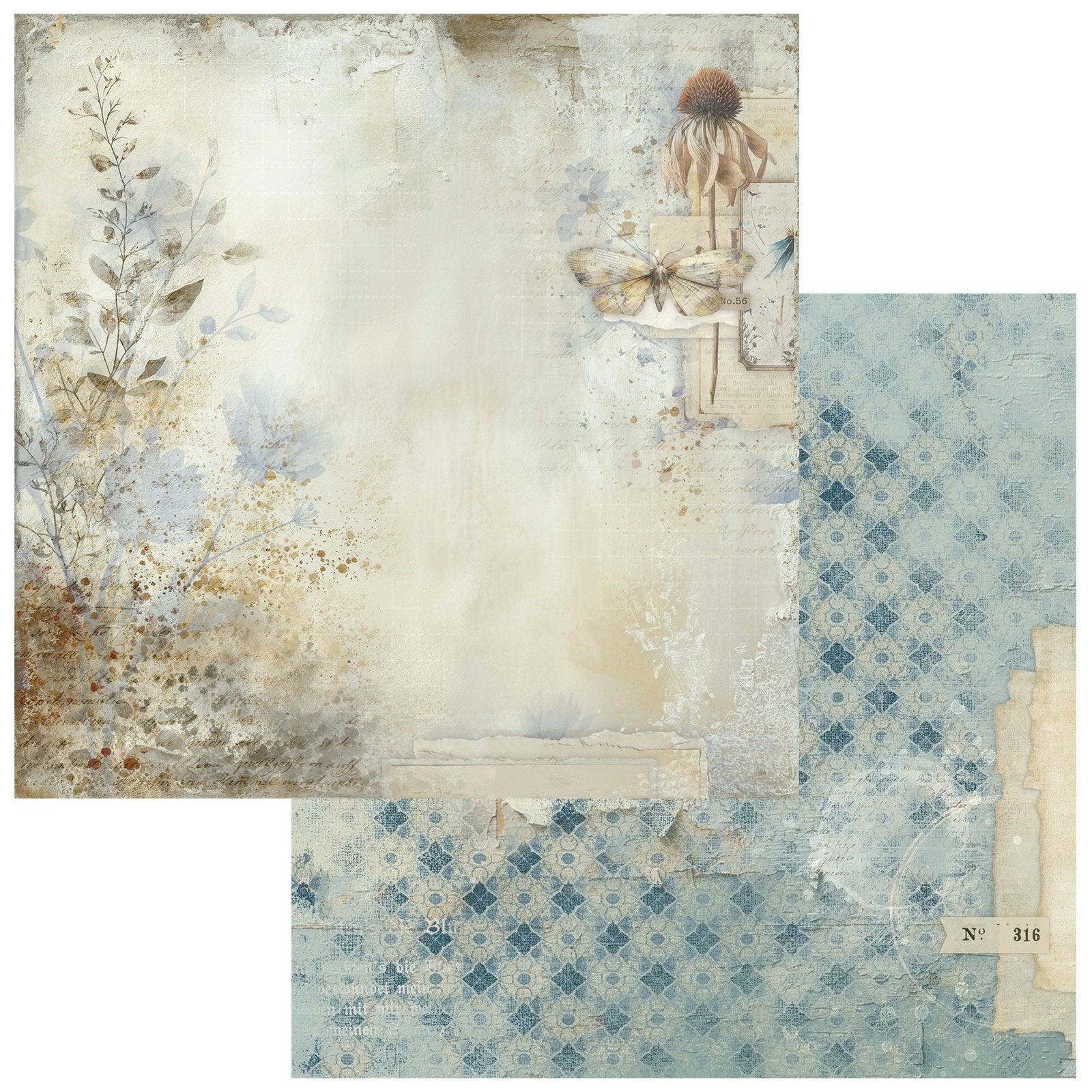 49 and Market FADED MEMORY LANE 12X12 Collection Paper Pack