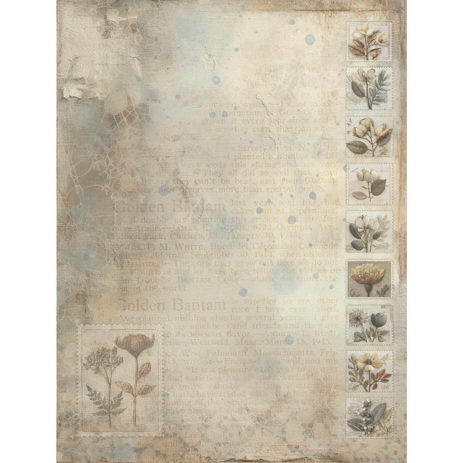 49 and Market FADED MEMORY LANE 6X8 Collection Pack