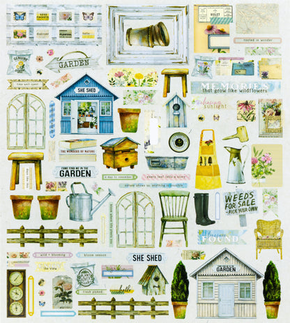 49 and Market FROM THE GARDEN Die-Cut Elements 99pc