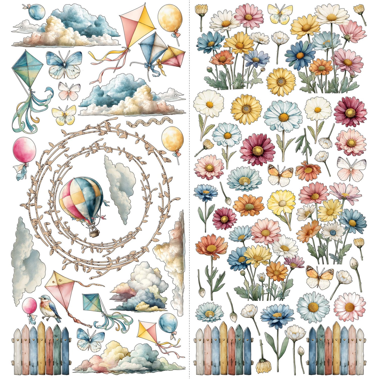 49 and Market GLIMMER AND GLEE Laser Cut Elements 4 Sheets