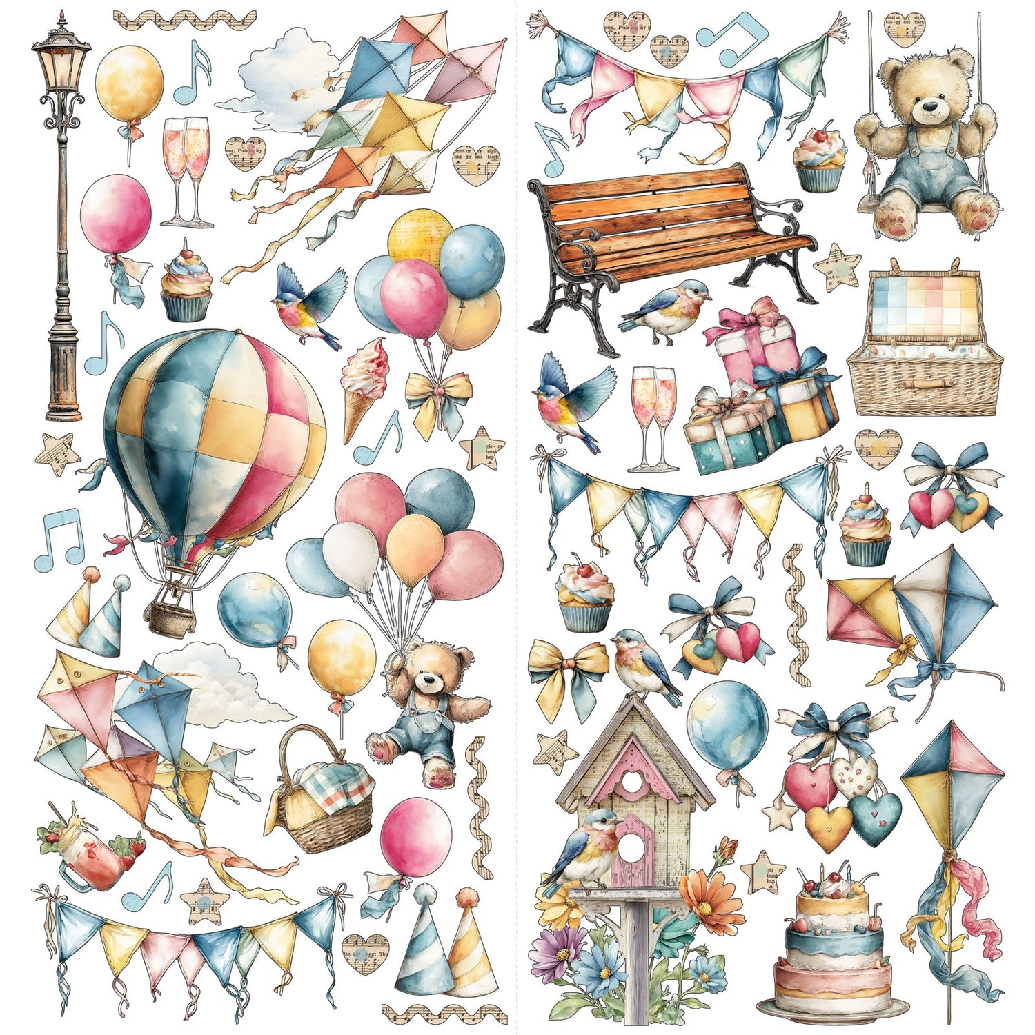 49 and Market GLIMMER AND GLEE Laser Cut Elements 4 Sheets
