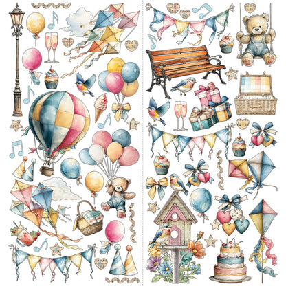 49 and Market GLIMMER AND GLEE Laser Cut Elements 4 Sheets