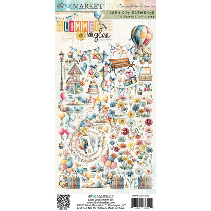49 and Market GLIMMER AND GLEE Laser Cut Elements 4 Sheets