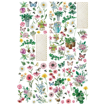 49 and Market FROM THE GARDEN Laser Cut Wildflowers 120pc