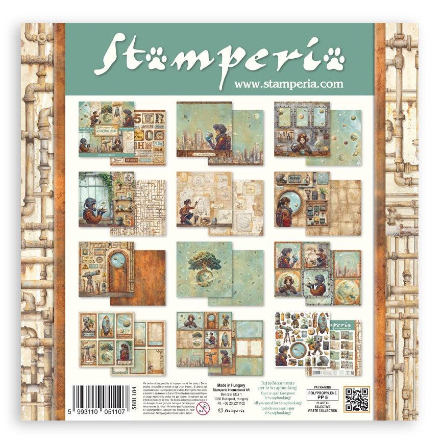 Stamperia A NEW BEGINNING 12”X12” Scrapbook Paper Pad