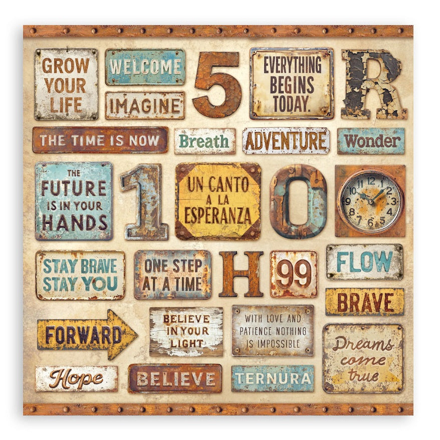 Stamperia A NEW BEGINNING 12”X12” Scrapbook Paper Pad