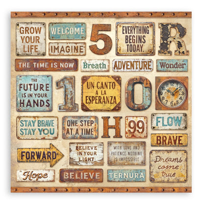Stamperia A NEW BEGINNING 12”X12” Scrapbook Paper Pad