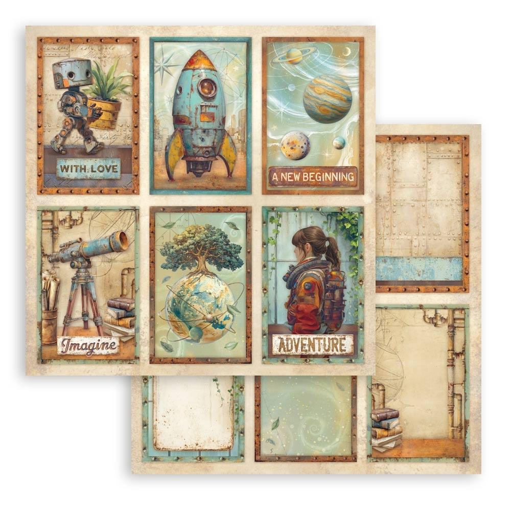 Stamperia A NEW BEGINNING 12”X12” Scrapbook Paper Pad