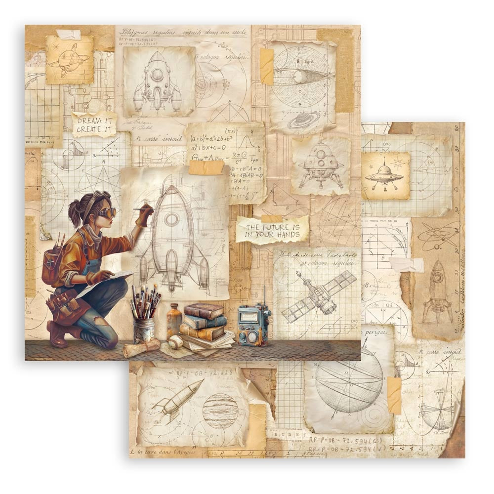 Stamperia A NEW BEGINNING 12”X12” Scrapbook Paper Pad