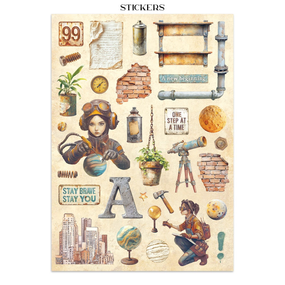 Stamperia A NEW BEGINNING Junk Journal Pack