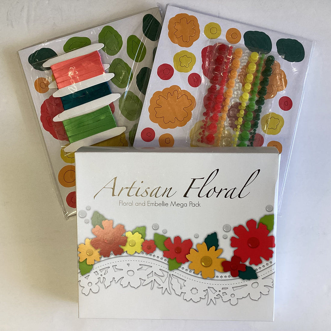 LDRS Creative ARTISAN FLORAL BRIGHT Embellie Mega Pack