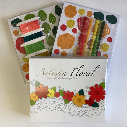 LDRS Creative ARTISAN FLORAL BRIGHT Embellie Mega Pack