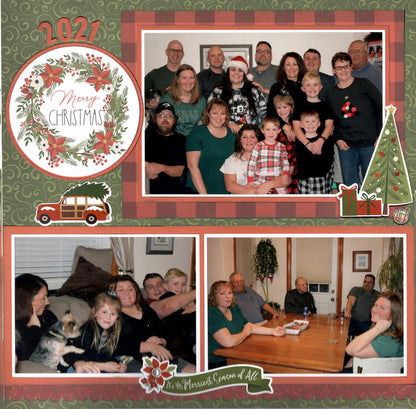 Echo Park GNOME FOR CHRISTMAS 12&quot;X12&quot; Scrapbook Paper