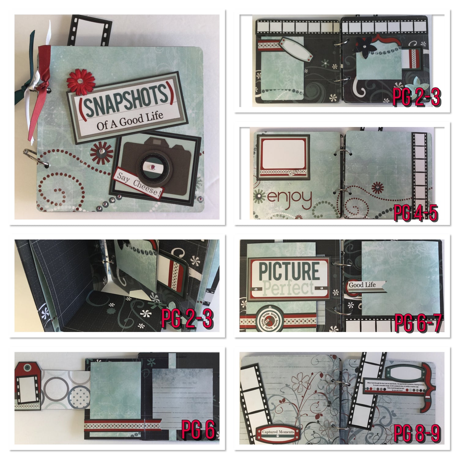 Scrapbooksrus PICTURE PERFECT 6”X6” Mini Album Kit