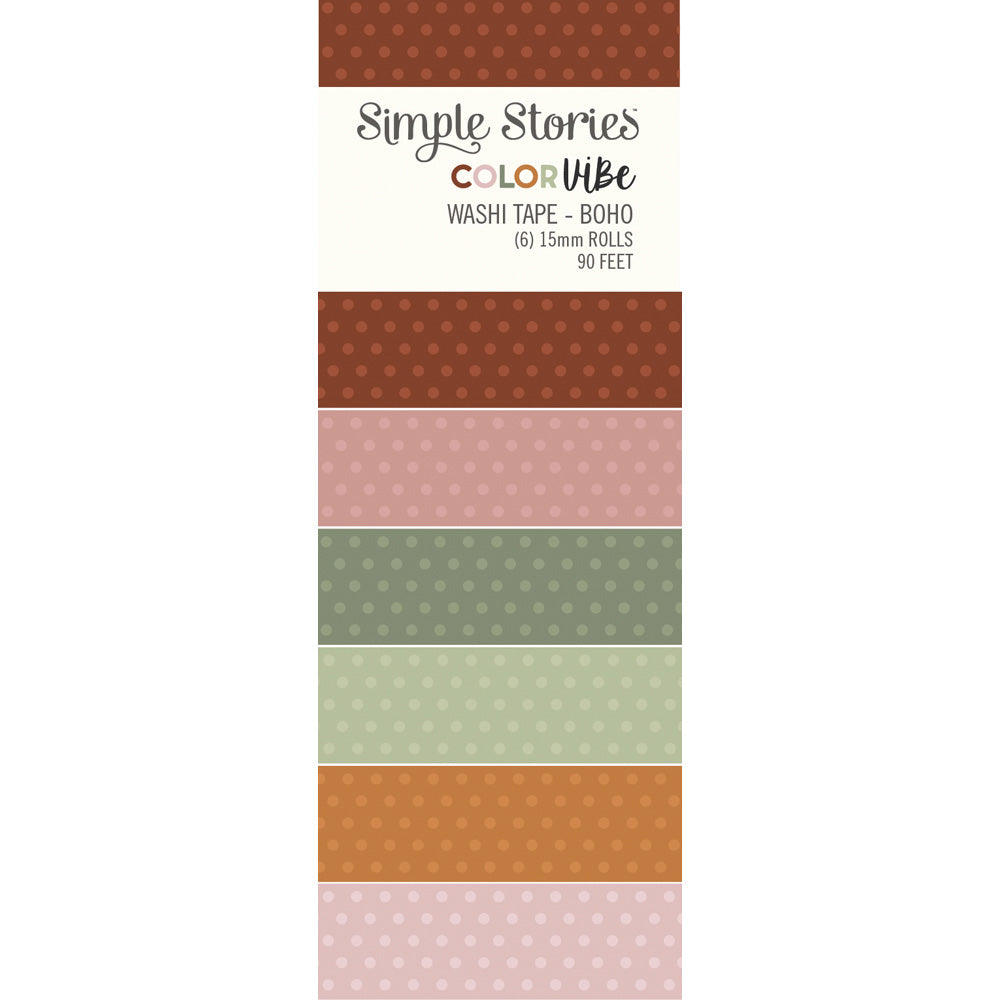 Simple Stories COLOR VIBE BOHO Washi Tape