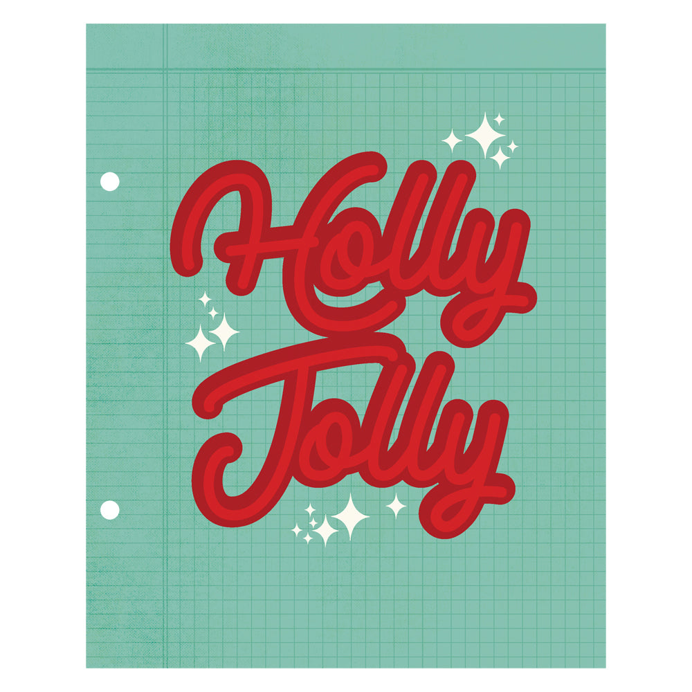 Simple Stories Simple Vintage HOLLY JOLLY Sn@p! BINDER 6"X8" Snap Album
