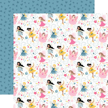 Echo Park FAIRY GARDEN 12&quot;X12&quot; Cardstock Paper