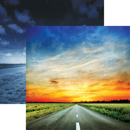 Reminisce ON THE ROAD AGAIN 12&quot;X12&quot; Scrapbook Kit 9pc