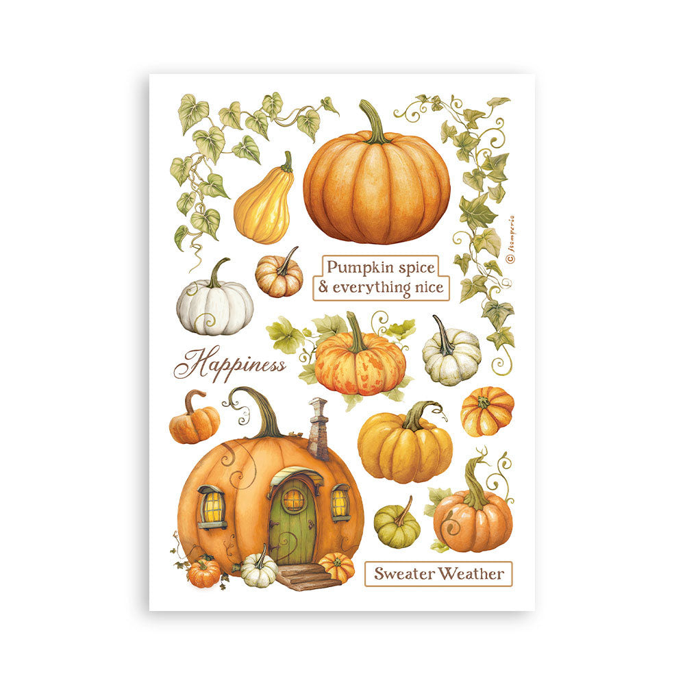 Stamperia WHISPERING WOODS Washi Pad 8 Sheets