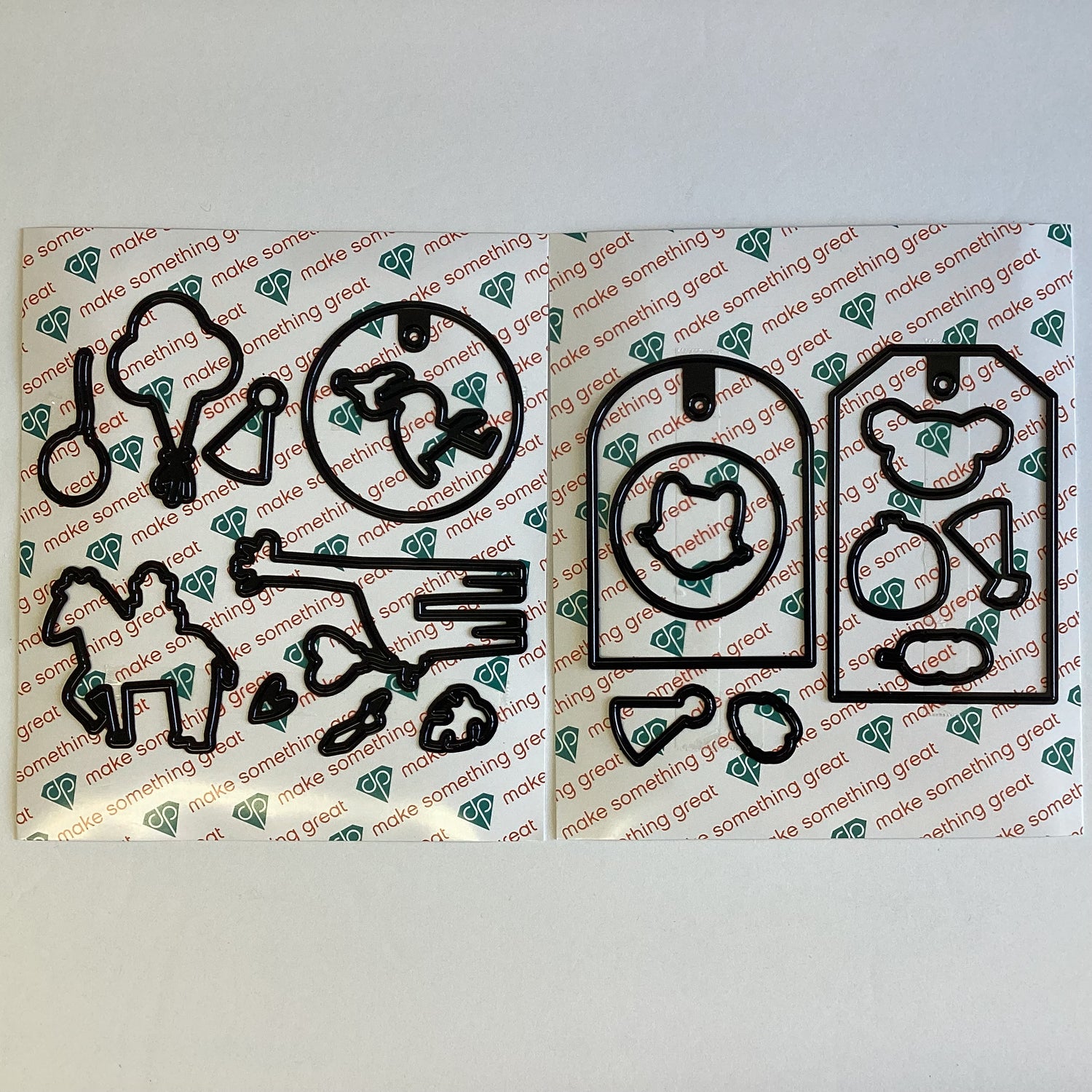Diamond Press PARTY ANIMAL TAGS Stamp &amp; Die Set