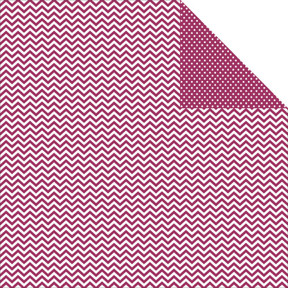 Simple Stories COLOR VIBE BOLDS ZigZag &amp; Dots Scrapbook Paper