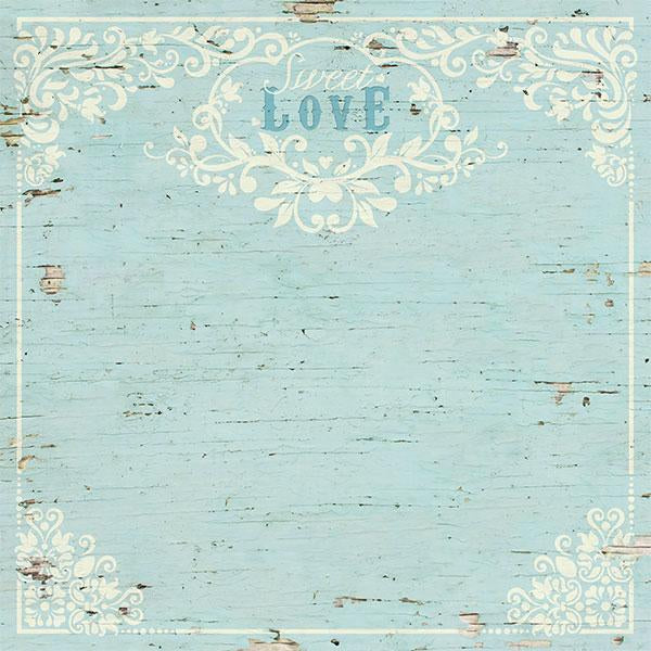 Paper House Wedding Day SWEET LOVE 12X12 Scrapbook Sheet