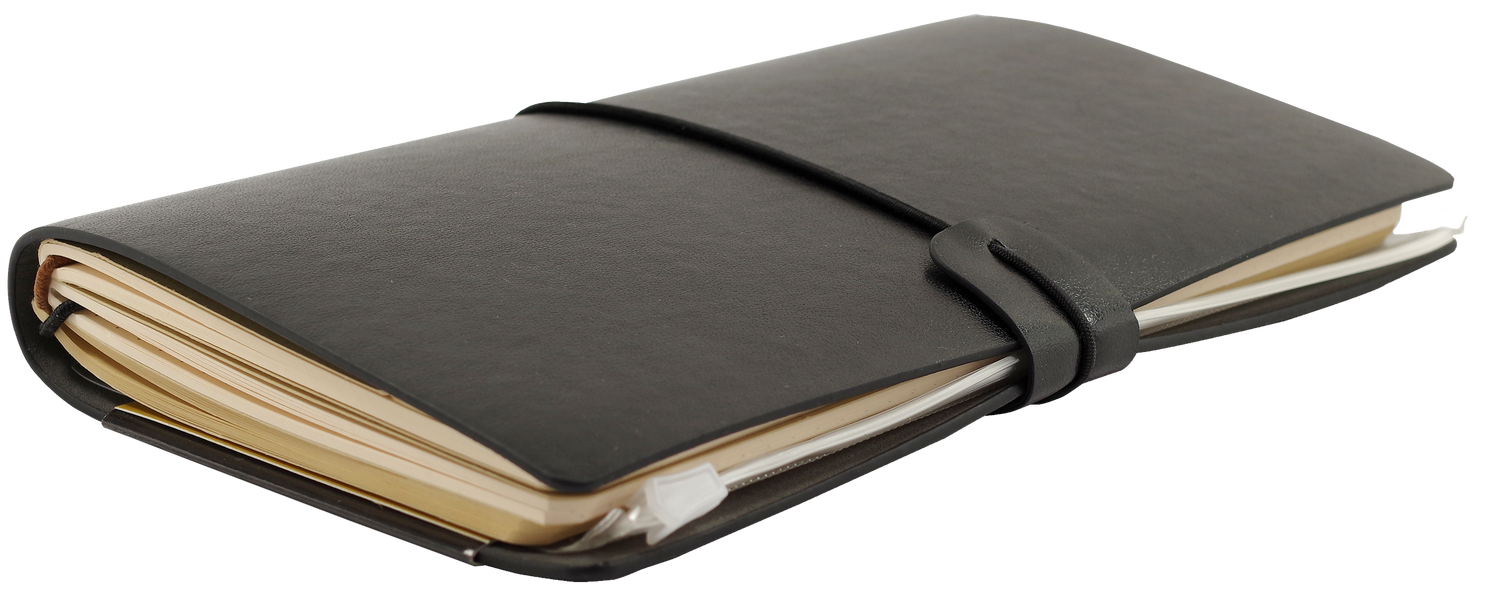 Peter Pauper VOYAGER BLACK Travel Journal Notebook