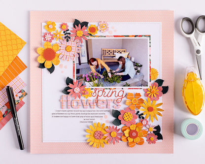 Simple Stories Textured Cardstock COLOR VIBE SPRING