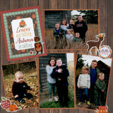 Echo Park HAPPY FALL 12"X12" Scrapbook Collection Kit
