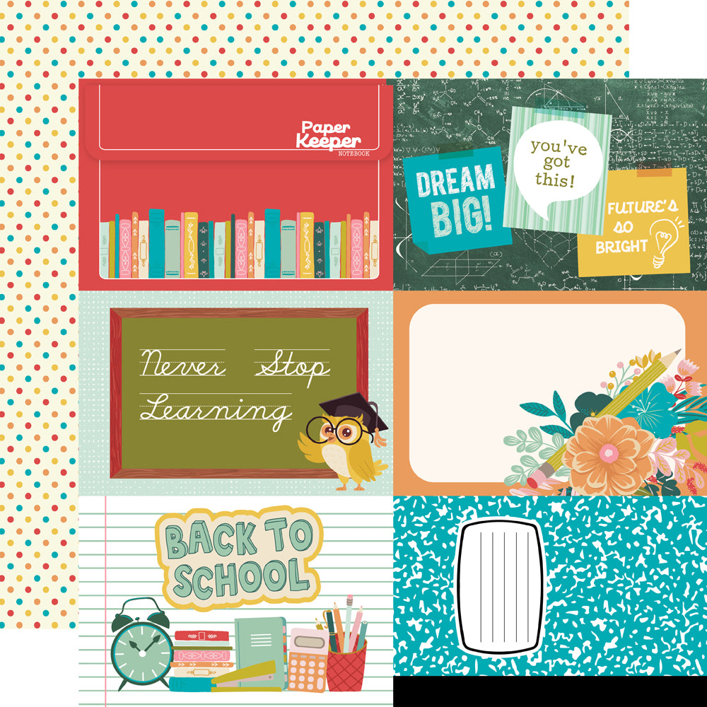 Simple Stories BOOK FAIR 12"X12" Scrapbook Paper