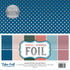 Echo Park Dots & Stripes SILVER FOIL DOT Collection Kit