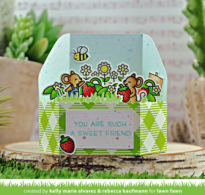 Lawn Fawn PLATFORM POP-UP Box Card Custom Craft Die 13 pc