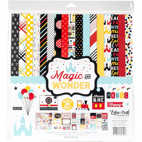 Echo Park MAGIC & WONDER 12"x12" Disney Scrapbook Collection Kit
