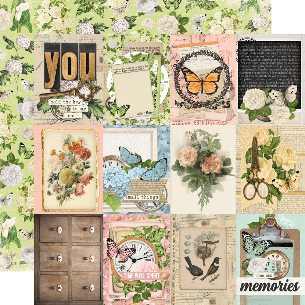 Simple Stories SIMPLE VINTAGE JUNK DRAWER 12"X12" Collection Kit