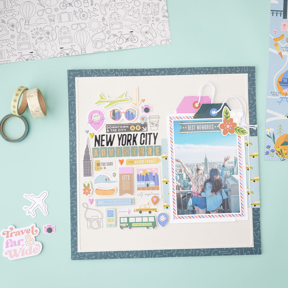 American Crafts COAST TO COAST Washi Tape 8 Rolls