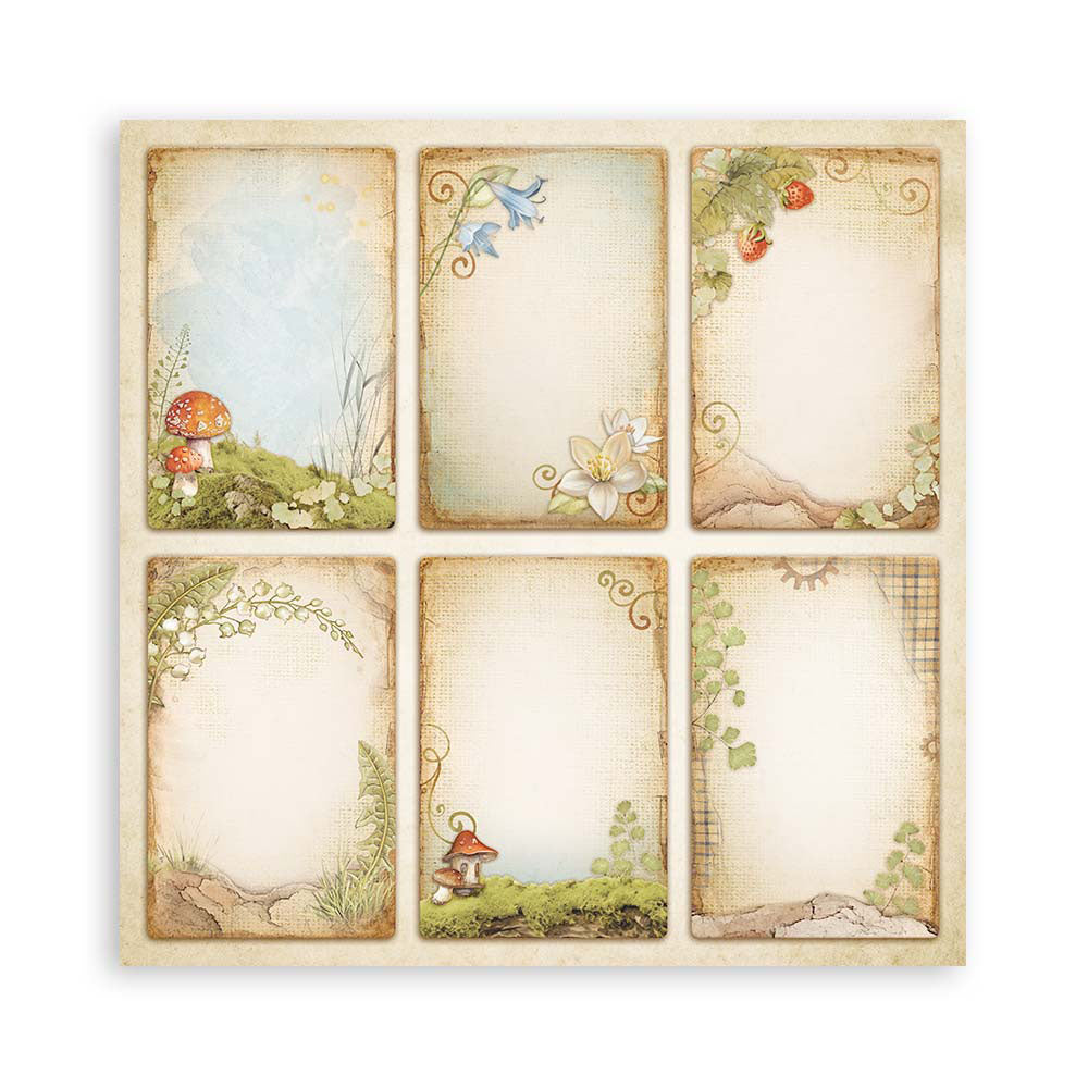 Stamperia HIDDEN GROVE MAXI PAD 12&quot;X12&quot; Scrapbook Paper Pack