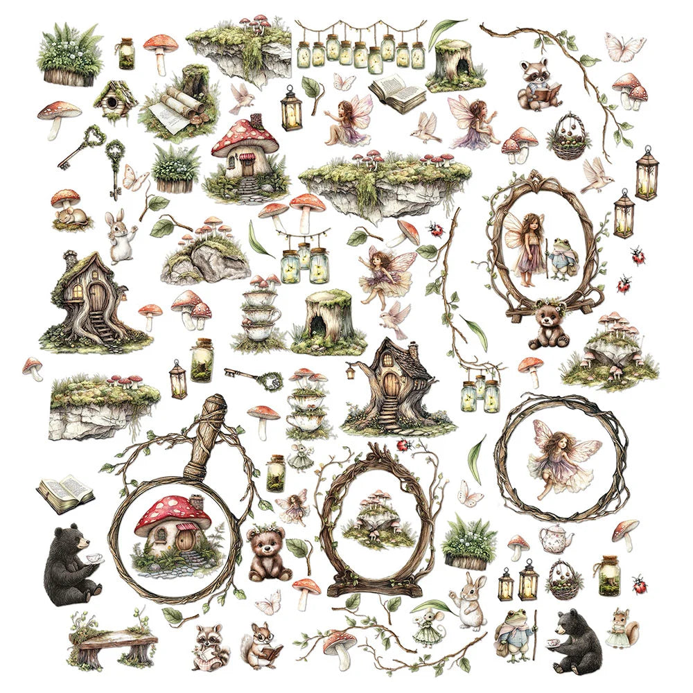 49 and Market THE LOOKING GLASS Laser Cut Elements 113pc